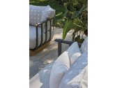 Диван трехместный с подушками Atmosphera Portofino алюминий, тик, ткань Фото 10