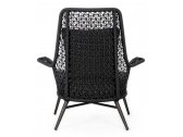 Кресло плетеное с подушкой Garden Relax Cristobal алюминий, роуп, акрил антрацит Фото 5