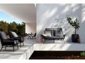 Кресло плетеное с подушкой Garden Relax Cristobal алюминий, роуп, акрил антрацит Фото 7