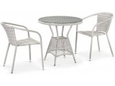 Комплект плетеной мебели Tagliamento T705ANT сталь, искусственный ротанг белый меланж Фото 1