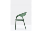 Кресло пластиковое PEDRALI Gossip стеклопластик зеленый Фото 5