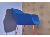 Кресло на полозьях с обивкой PEDRALI Babila XL сталь, переработанный полипропилен, ткань, пенополиуретан Фото 7