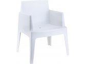 Кресло пластиковое Siesta Contract Box полипропилен белый Фото 1