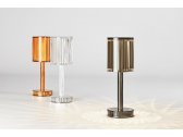 Светильник настольный уличный Vondom Gatsby Cylinder LED органическое стекло кристальный Фото 7
