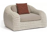 Лаунж-кресло плетеное с подушками MANUTTI Kobo алюминий, роуп, ткань Фото 4