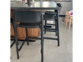 Стул пластиковый барный Gaber Abuela Stool 77 технополимер черный Фото 18