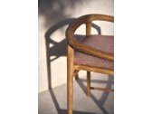 Кресло деревянное полубарное с подушкой MANUTTI Solid тик, ткань Фото 6