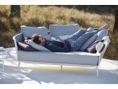 Лаунж-диван плетеный двухместный MANUTTI Cascade алюминий, роуп, ткань Фото 9