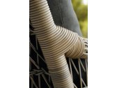 Диван плетеный двухместный MANUTTI Malibu искусственный ротанг, ткань Фото 9