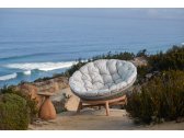 Лаунж-кресло плетеное с подушкой MANUTTI Sandua тик, роуп, ткань Фото 12