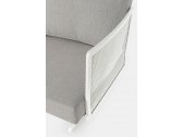 Комплект металлической лаунж мебели Garden Relax Althea алюминий, керамика, ткань белый, серый Фото 10