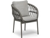 Кресло плетеное с подушкой SNOC Gemma алюминий, роуп, ткань Фото 1
