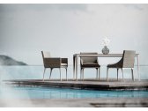 Кресло с обивкой SNOC Monet алюминий, ткань Фото 7