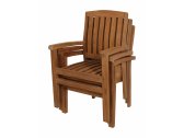 Кресло деревянное BraFab Lerum тик натуральный Фото 2