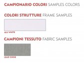 Модуль мягкий Grattoni Ivory алюминий, тик, ткань sunbrella белый, натуральный, светло-серый Фото 3