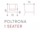 Кресло плетеное с подушками Grattoni Sole алюминий, искусственный ротанг, ткань Фото 2