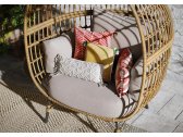 Кресло плетеное с подушками SNOC Molly алюминий, искусственный ротанг, ткань натуральный Фото 4