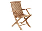 Кресло деревянное складное BraFab Turin тик натуральный Фото 1