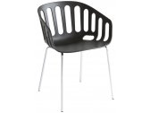 Кресло пластиковое Gaber Basket NA металл, технополимер черный Фото 1
