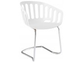 Кресло пластиковое Gaber Basket CTL металл, технополимер белый Фото 1