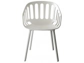 Кресло пластиковое Gaber Basket BP полимер-сталь, технополимер белый Фото 1