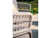 Лаунж-кресло плетеное с подушками Felicita Bled алюминий, роуп, полиэстер тортора, бежевый Фото 6