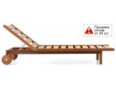 Шезлонг-лежак деревянный WArt Icon ироко Фото 1