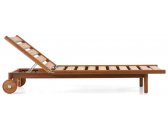 Шезлонг-лежак деревянный WArt Icon ироко Фото 2
