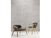 Кресло деревянное плетеное Ethimo Knit тик, роуп тик, серый Фото 10