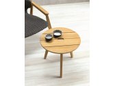 Столик деревянный кофейный Ethimo Knit тик натуральный Фото 8