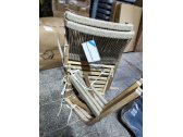 Кресло деревянное с подушками Tagliamento Ravona KD акация, роуп, олефин натуральный, бежевый Фото 17