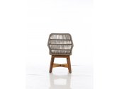 Кресло плетеное с подушкой WArt London ироко, роуп, ткань Etisilk Фото 7