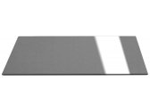 Столешница стеклянная прямоугольная Scab Design для подстолья Metropolis закаленное стекло дымчатый серый Фото 1