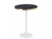 Столешница круглая Scab Design Laminate для подстолья Tiffany ЛДСП черный мрамор Имперо Фото 14