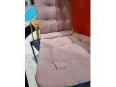 Кресло-качалка пластиковое с подушкой Nardi Folio стеклопластик, акрил антрацит, розовый Фото 10