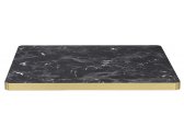 Столешница квадратная Scab Design Laminate для подстолья Tiffany ЛДСП черный мрамор Имперо Фото 1