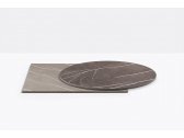 Столешница круглая PEDRALI Solid Laminate компакт-ламинат HPL серый мрамор Фото 5