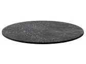 Столешница круглая PEDRALI Solid Laminate компакт-ламинат HPL черный каменный Фото 1