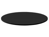 Столешница круглая PEDRALI Solid Laminate компакт-ламинат HPL черный Фото 1