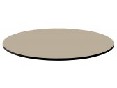 Столешница круглая PEDRALI Solid Laminate компакт-ламинат HPL песочный Фото 1
