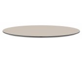 Столешница круглая Scab Design Compact Laminate для подстолья Nemo, Domino, Tiffany, Cross компакт-ламинат HPL тортора Фото 1