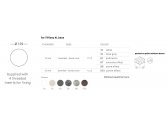 Столешница круглая Scab Design Compact Laminate для подстолья Tiffany XL компакт-ламинат HPL белый Фото 2
