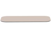 Столешница прямоугольная со скругленными углами Scab Design Compact Laminate для подстолья Tripe Double компакт-ламинат HPL тортора Фото 1