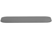 Столешница прямоугольная со скругленными углами Scab Design Compact Laminate для подстолья Tripe Double компакт-ламинат HPL антрацит Фото 1