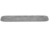 Столешница прямоугольная со скругленными углами Scab Design Compact Laminate для подстолья Tripe Double компакт-ламинат HPL цементный Фото 1