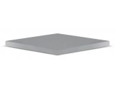Столешница прямоугольная PEDRALI Laminate ЛДСП, ABS-пластик серый Фото 1