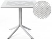 Стол пластиковый обеденный Nardi ClipX 80 стеклопластик белый Фото 1