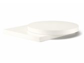 Столешница круглая PEDRALI Laminate ЛДСП, ABS-пластик белый Фото 4