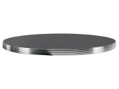 Столешница круглая PEDRALI Laminate Aluminium Edge ЛДСП, алюминий антрацит, алюминиевый Фото 1