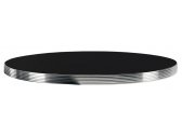 Столешница круглая PEDRALI Laminate Aluminium Edge ЛДСП, алюминий черный, алюминиевый Фото 1